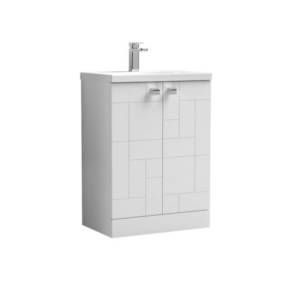 Blocks 600mm Floor Standing 2-Door Vanity Unit & Basin 1