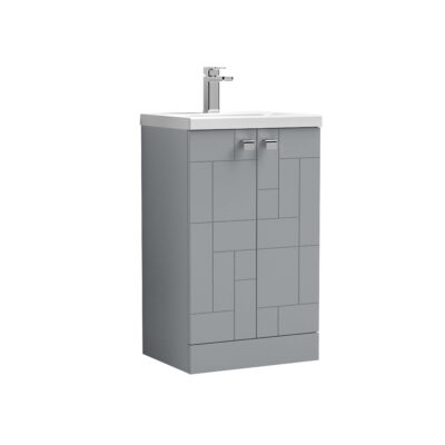 Blocks 500mm Floor Standing 2-Door Vanity Unit & Basin 1