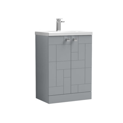 Blocks 600mm Floor Standing 2-Door Vanity Unit & Basin 1