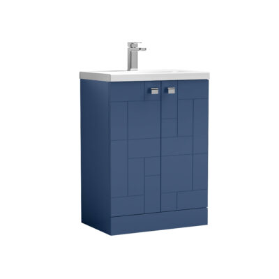 Blocks 600mm Floor Standing 2-Door Vanity Unit & Basin 1