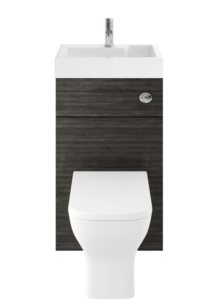 Athena 2in2 500mm Basin & WC Unit