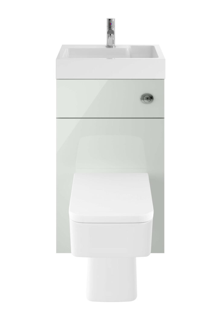 Athena 2in1 500mm Basin & WC Unit
