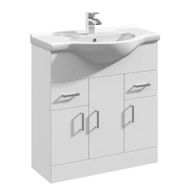 Mayford 750mm Floor Standing Cabinet & Round Basin