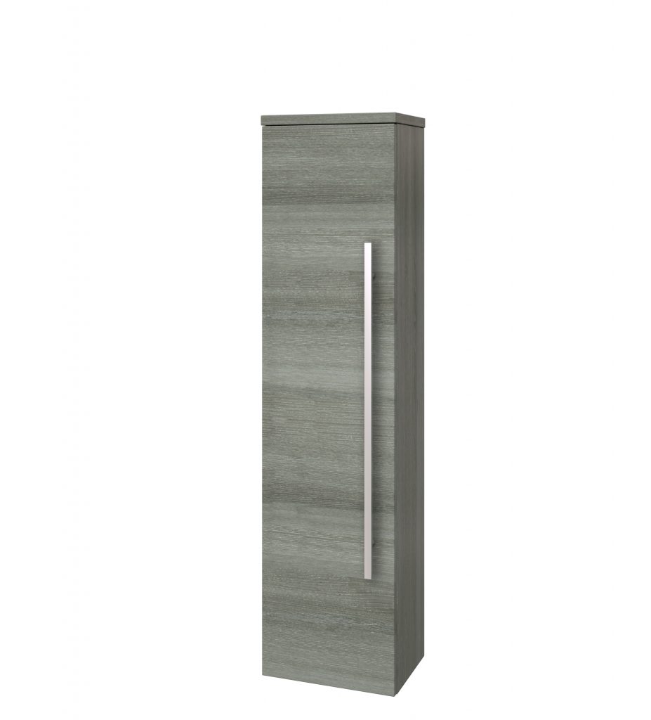 Purity 355 Wall Mounted Side Unit Grey Ash The Bathroom Place