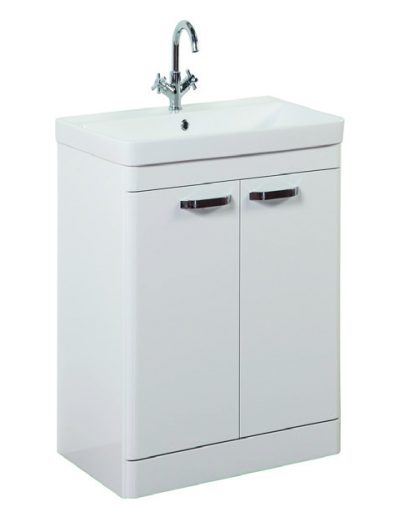 Options 500 Vanity Unit and Basin White