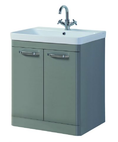 Options 800 Vanity Unit and Basin Basalt Grey