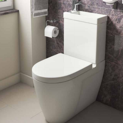 COMBINATION 2-1 WC AND BASIN INCLUDING MONO BASIN MIXER
