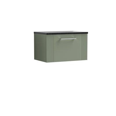 DECO 600 WALL MOUNTED CABINET WITH BLACK MARB LE TOP
