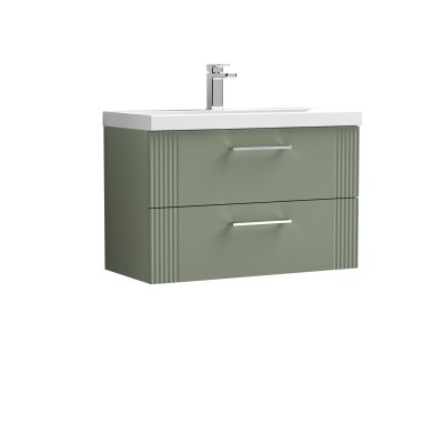 DECO 800 WALL HUNG 2 DRAWER CABINET AND BASIN